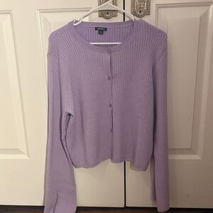 Wild Fable Lavender Cardigan Sweater